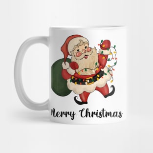 Merry Christmas, Vintage Santa Mug